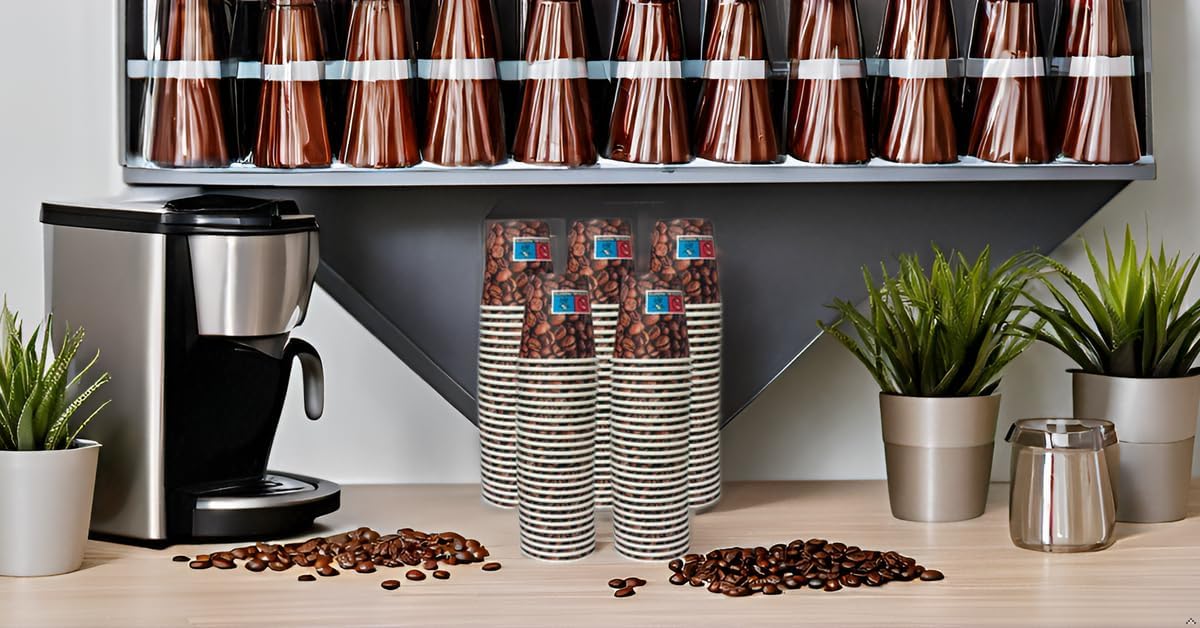 Bicchierini Caffè - tazzine caffe in carta monouso da 75ml - DECORO CAFFE'