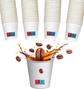 Bicchierini Caffè - tazzine caffe in carta monouso da 75ml - BIANCHI